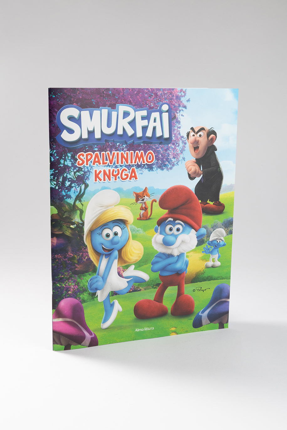 Smurfai. Spalvinimo knyga