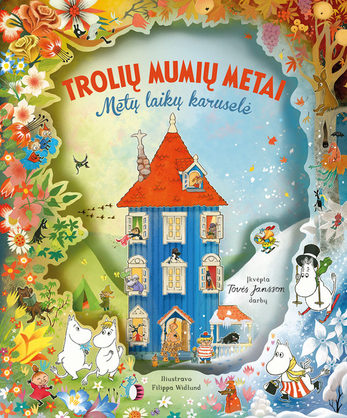 Trolių Mumių metai. Metų laikų karuselė. Erdvinė knyga