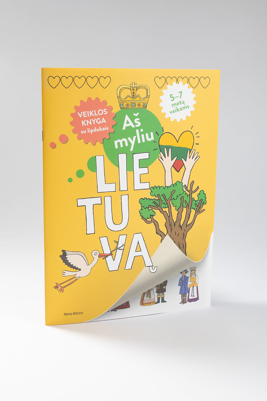 Aš myliu Lietuvą. Veiklos knygelė su lipdukais