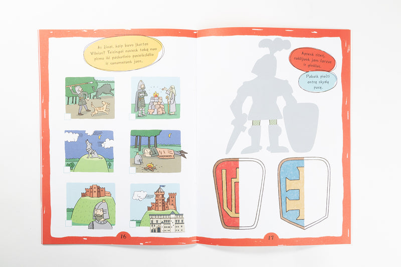 Aš myliu Lietuvą. Veiklos knygelė su lipdukais