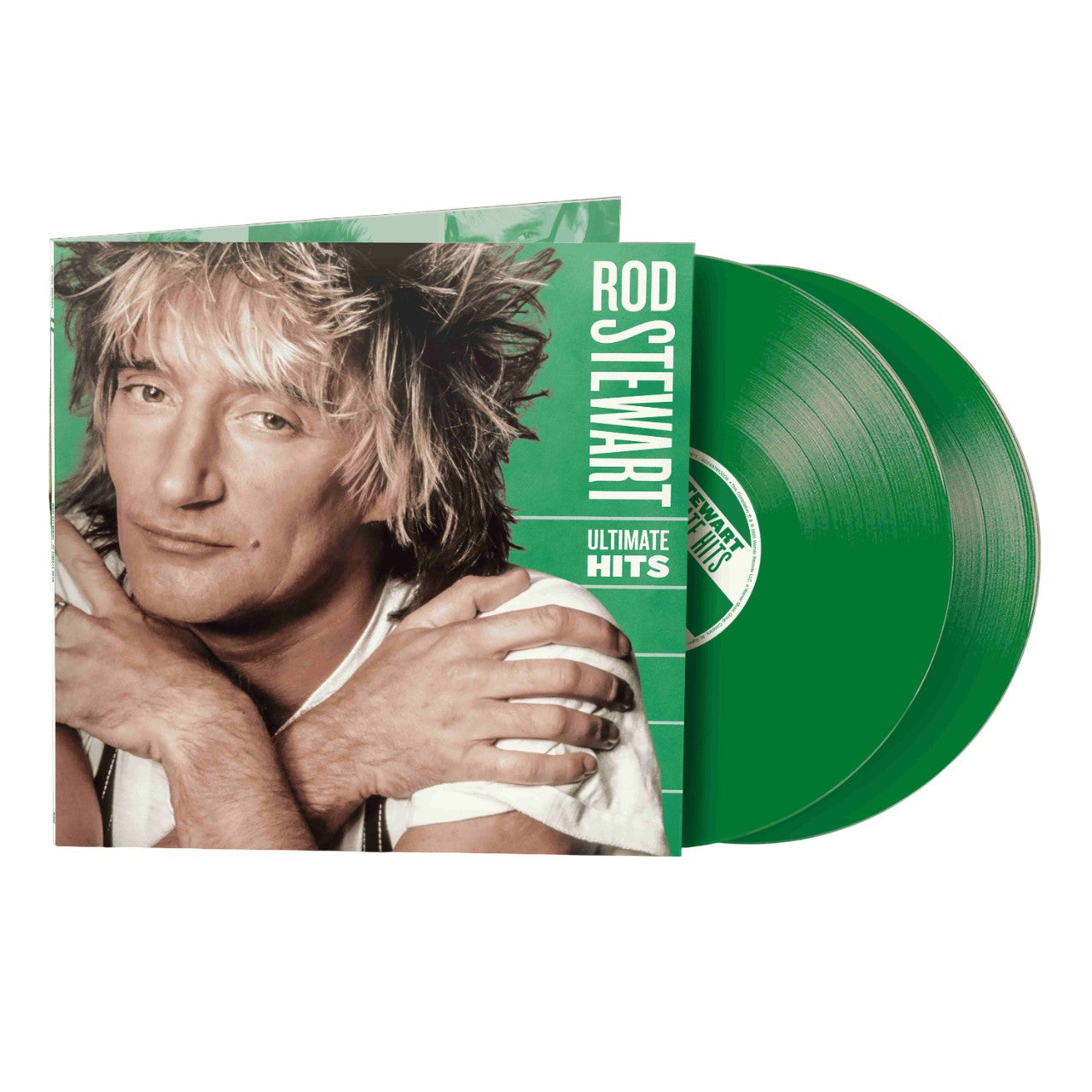 Rod Stewart: Ultimate Hits 2LP x 140g 12" Green vinyl album