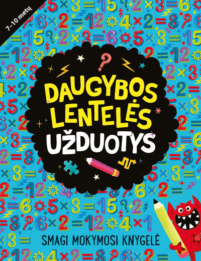 Daugybos lentelės užduotys
