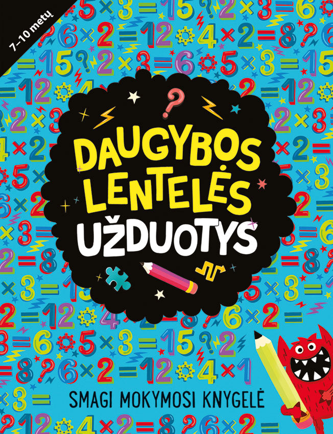 Daugybos lentelės užduotys