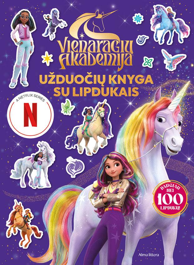 Vienaragių akademija. Užduočių knyga su lipdukais