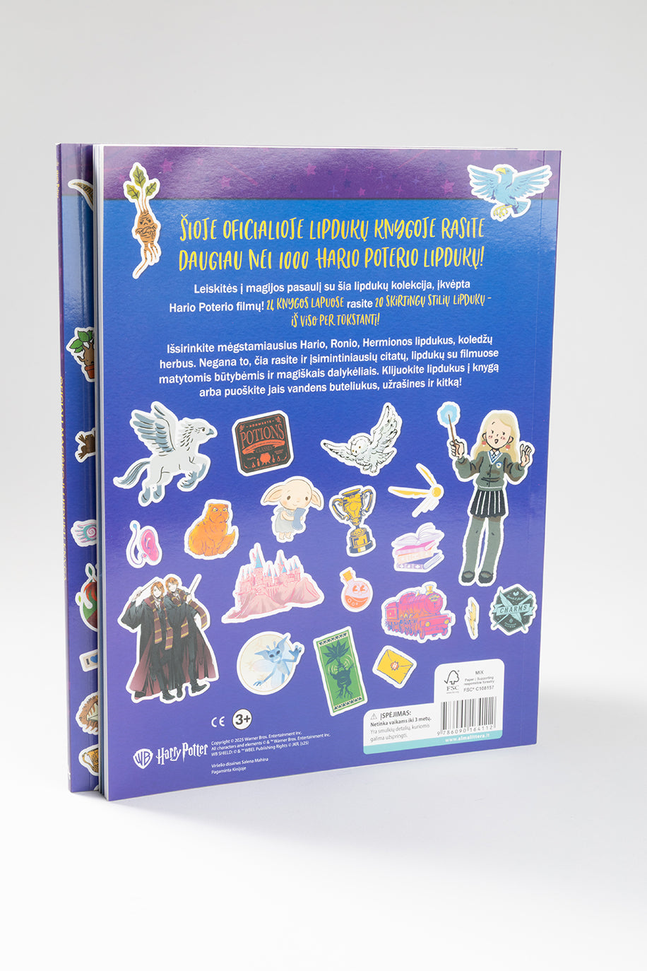 Haris Poteris. Oficiali magiškoji lipdukų knyga. 1000 lipdukų!