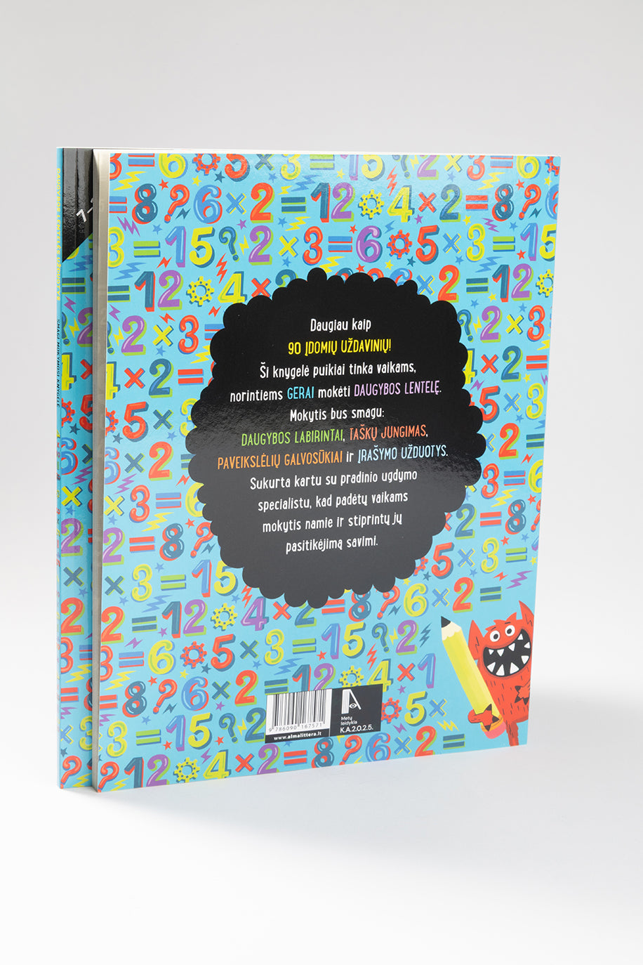 Daugybos lentelės užduotys