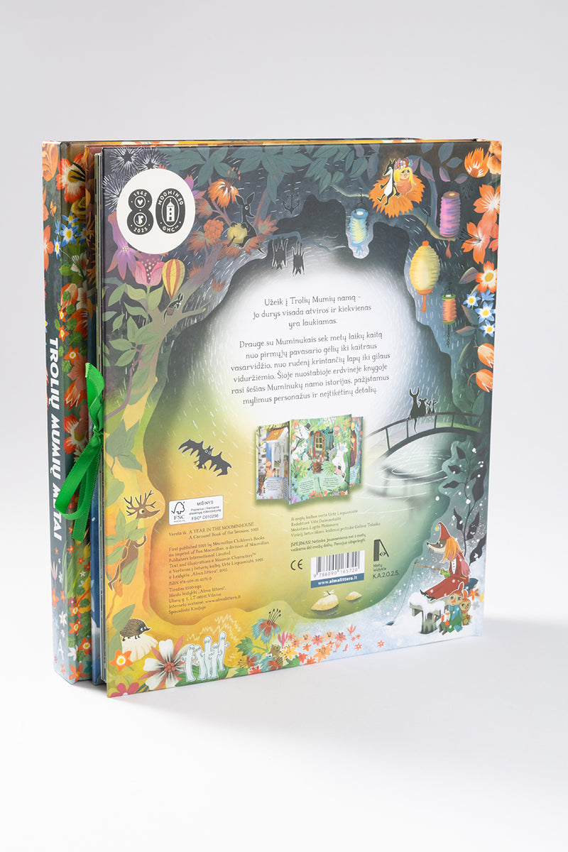 Trolių Mumių metai. Metų laikų karuselė. Erdvinė knyga
