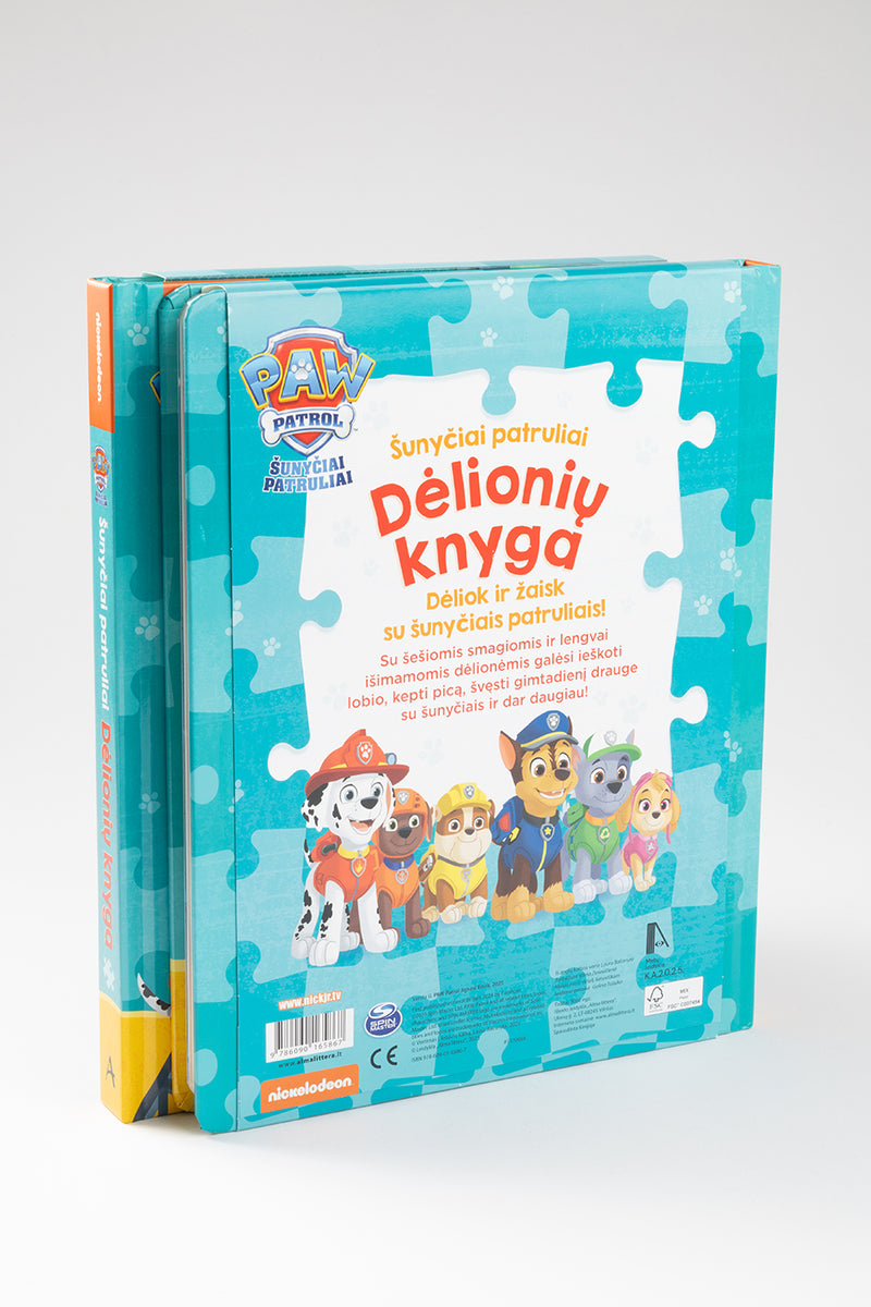 Šunyčiai patruliai. Dėlionių knyga