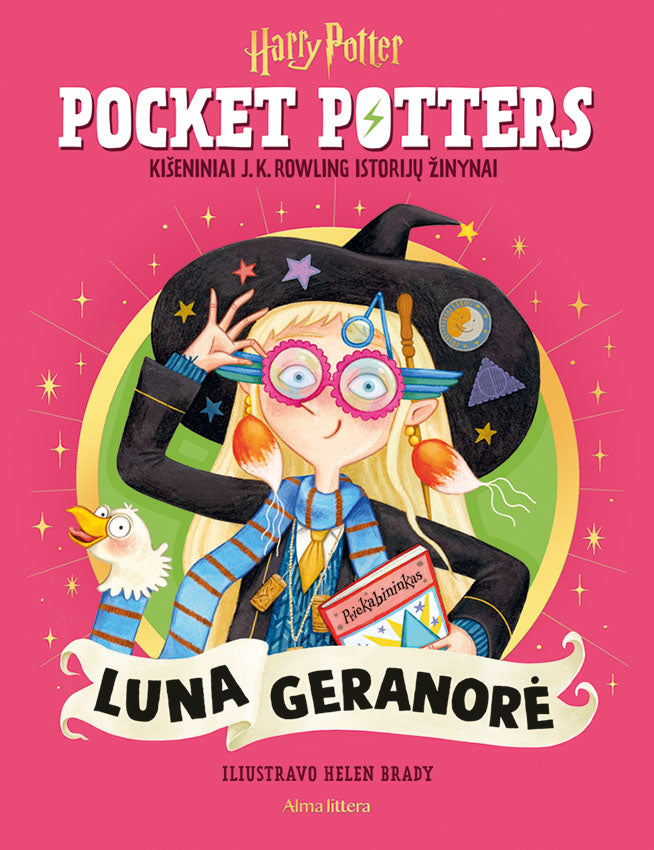Luna Geranorė. Pocket Potters. Kišeniniai J. K. Rowling istorijų žinynai