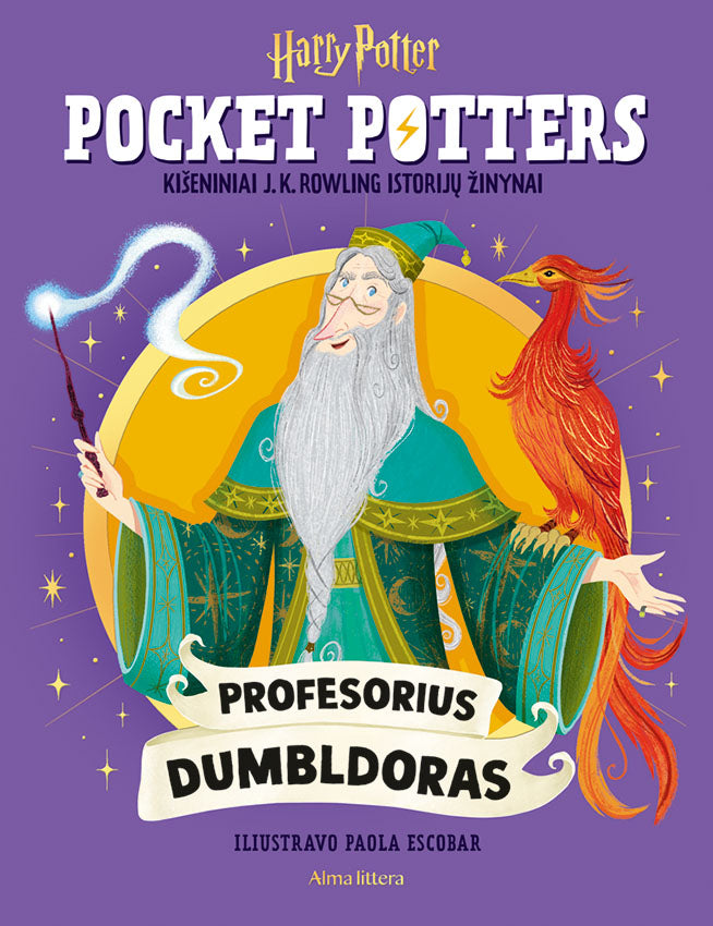 Profesorius Dumbldoras. Pocket Potters. Kišeniniai J. K. Rowling istorijų žinyna