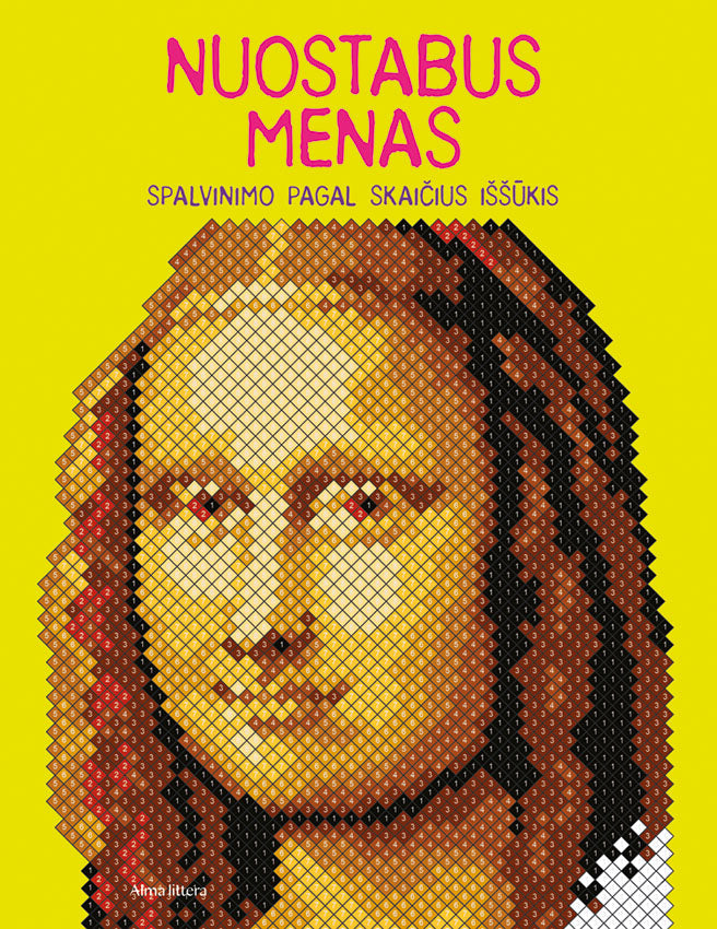 Nuostabus menas. Spalvinimo pagal skaičius iššūkis
