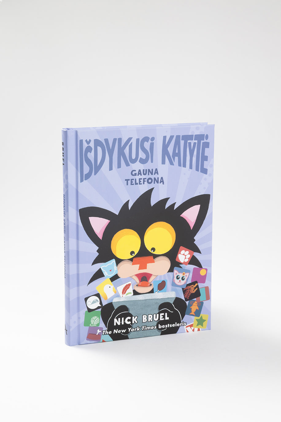 Išdykusi katytė gauna telefoną