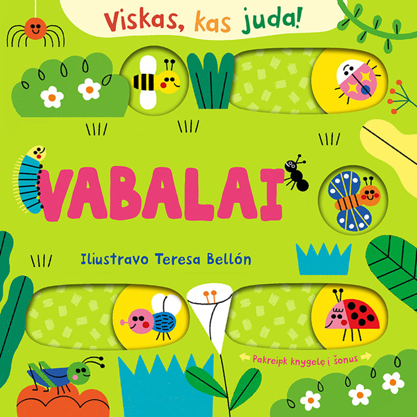 Viskas, kas juda! Vabalai. Interaktyvi knyga
