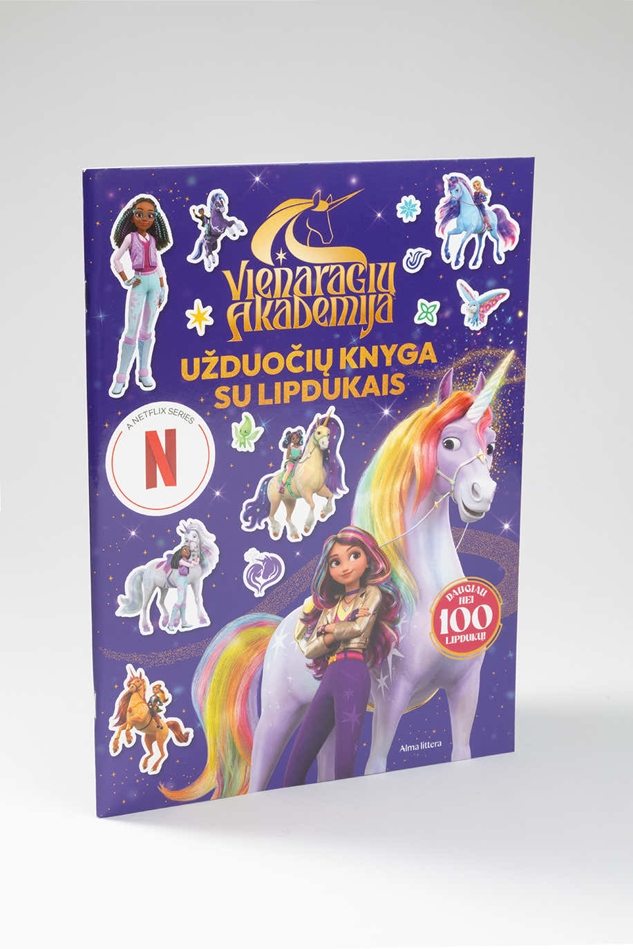 Vienaragių akademija. Užduočių knyga su lipdukais