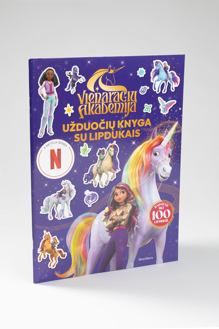 Vienaragių akademija. Užduočių knyga su lipdukais