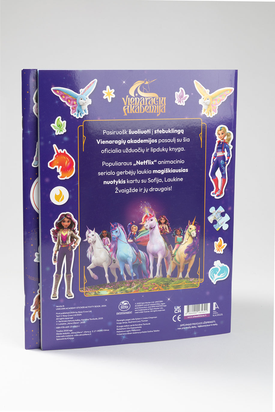 Vienaragių akademija. Užduočių knyga su lipdukais