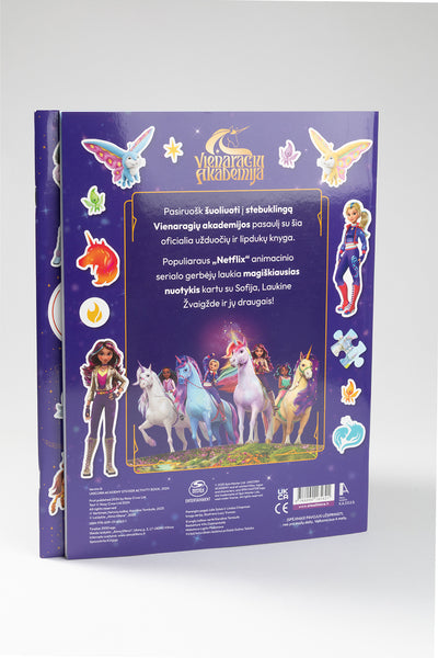 Vienaragių akademija. Užduočių knyga su lipdukais