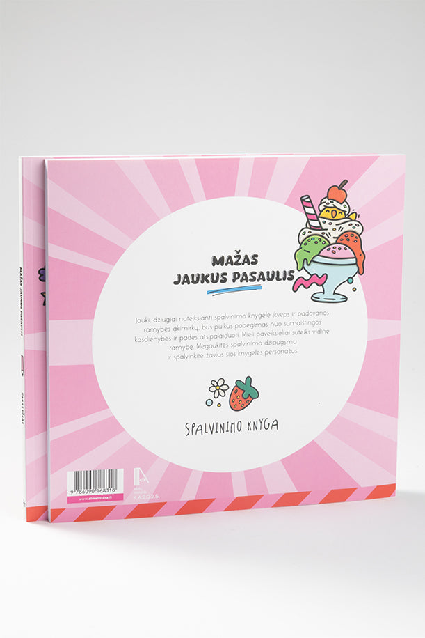 Mažas jaukus pasaulis. Smaližiai. Spalvinimo knyga