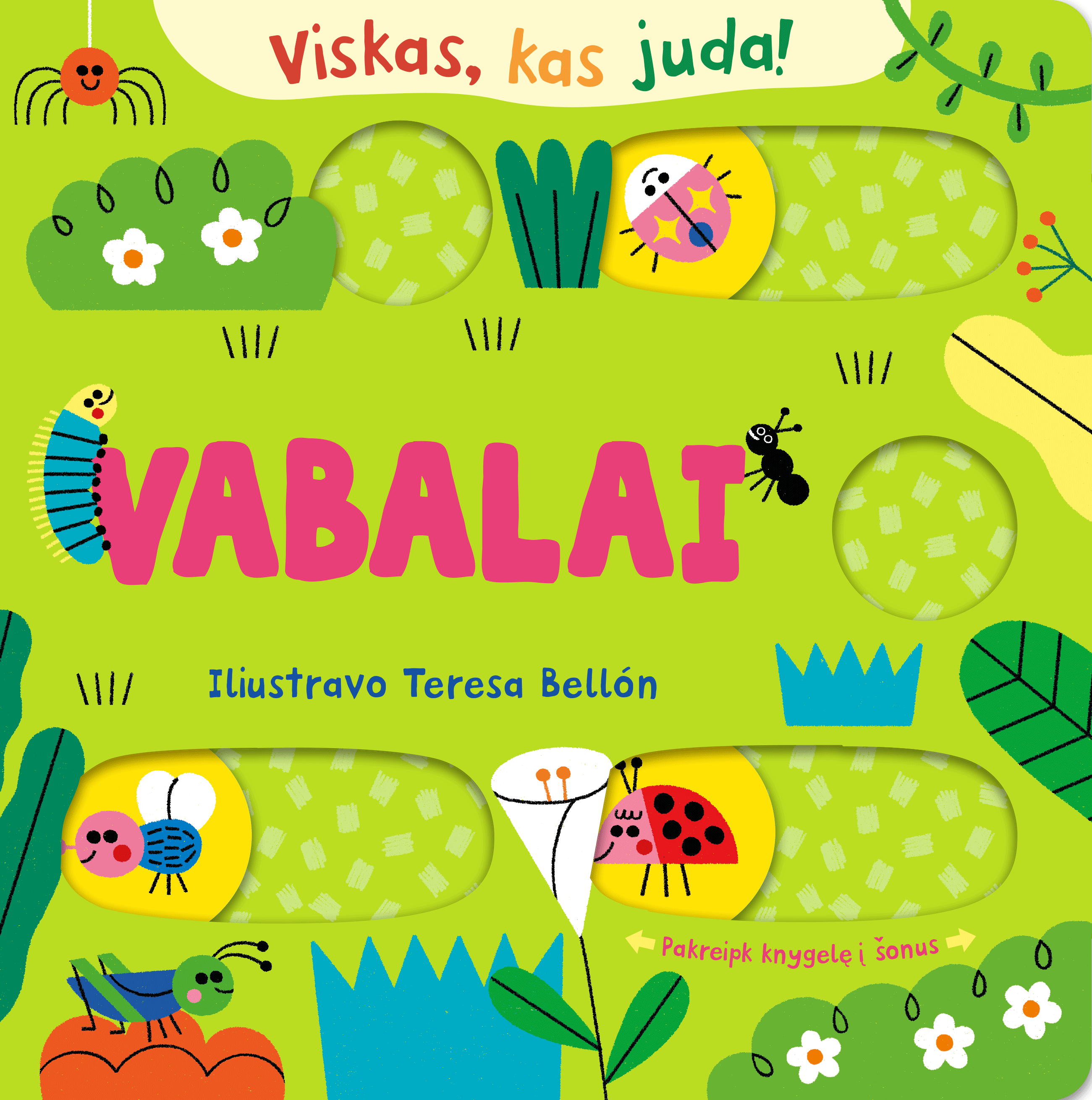 Viskas, kas juda! Vabalai. Interaktyvi knyga