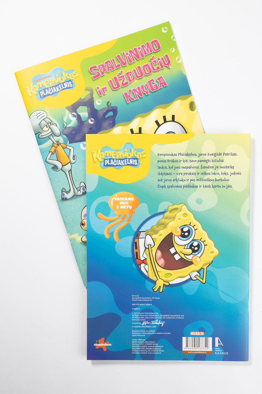 Kempiniukas Plačiakelnis. Spalvinimo ir užduočių knyga