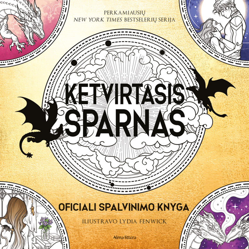 Ketvirtasis sparnas. Spalvinimo knyga