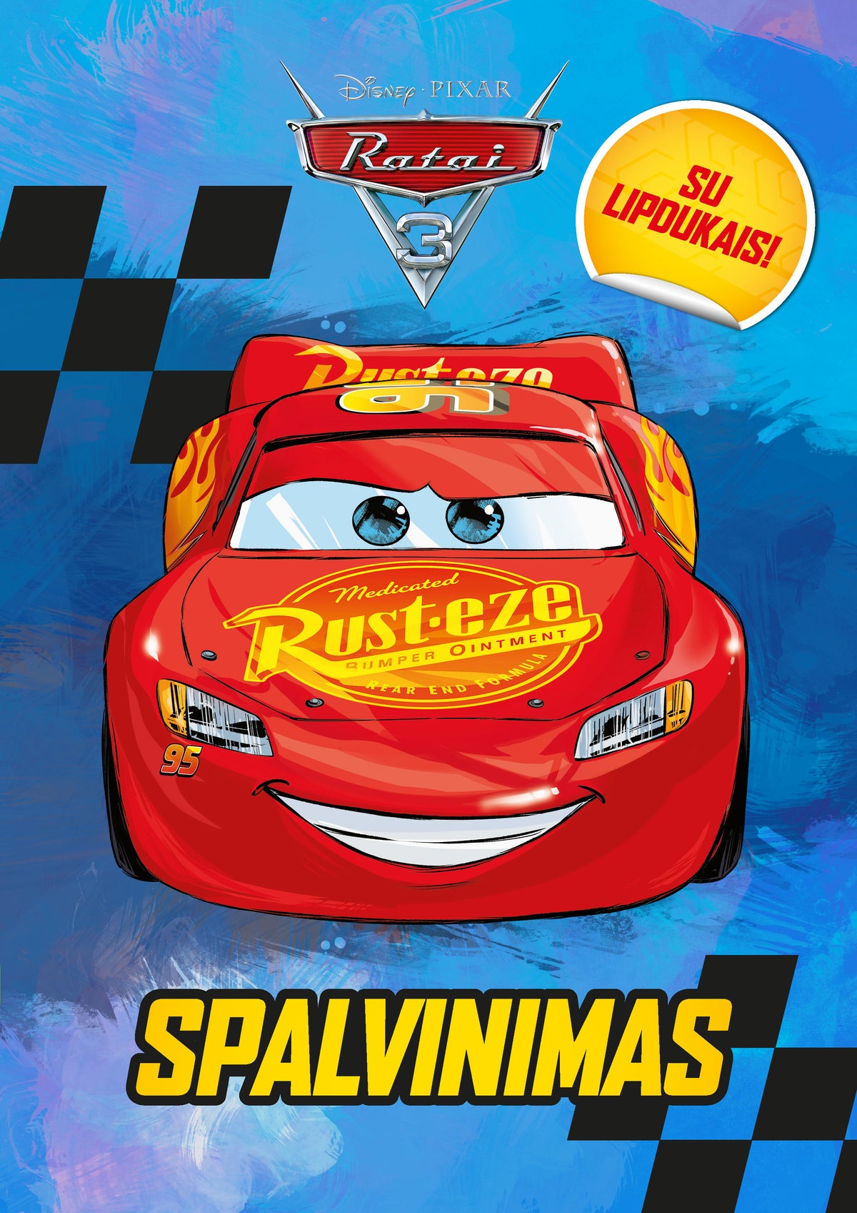 Ratai. Spalvinimas su lipdukais