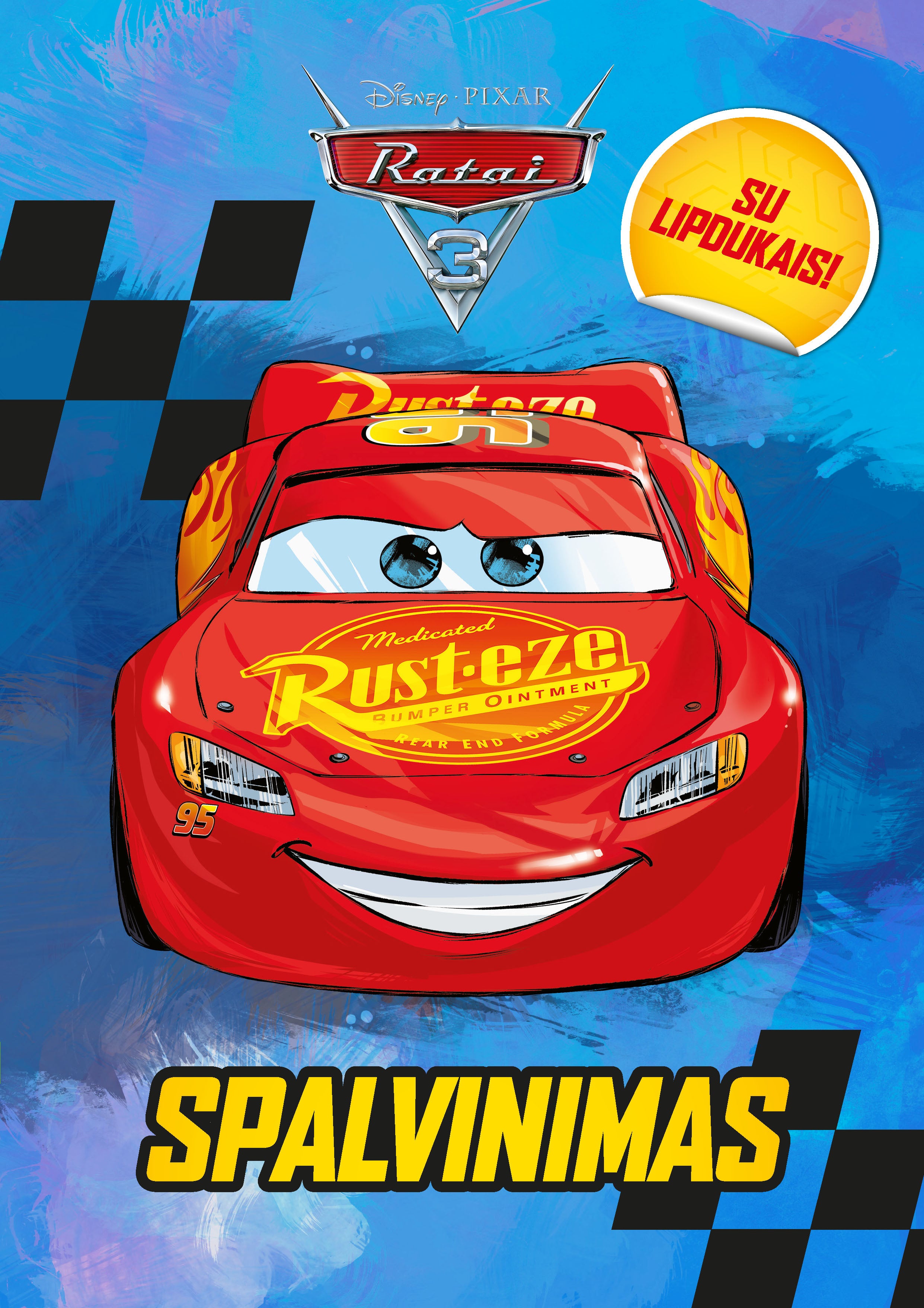 Ratai. Spalvinimas su lipdukais