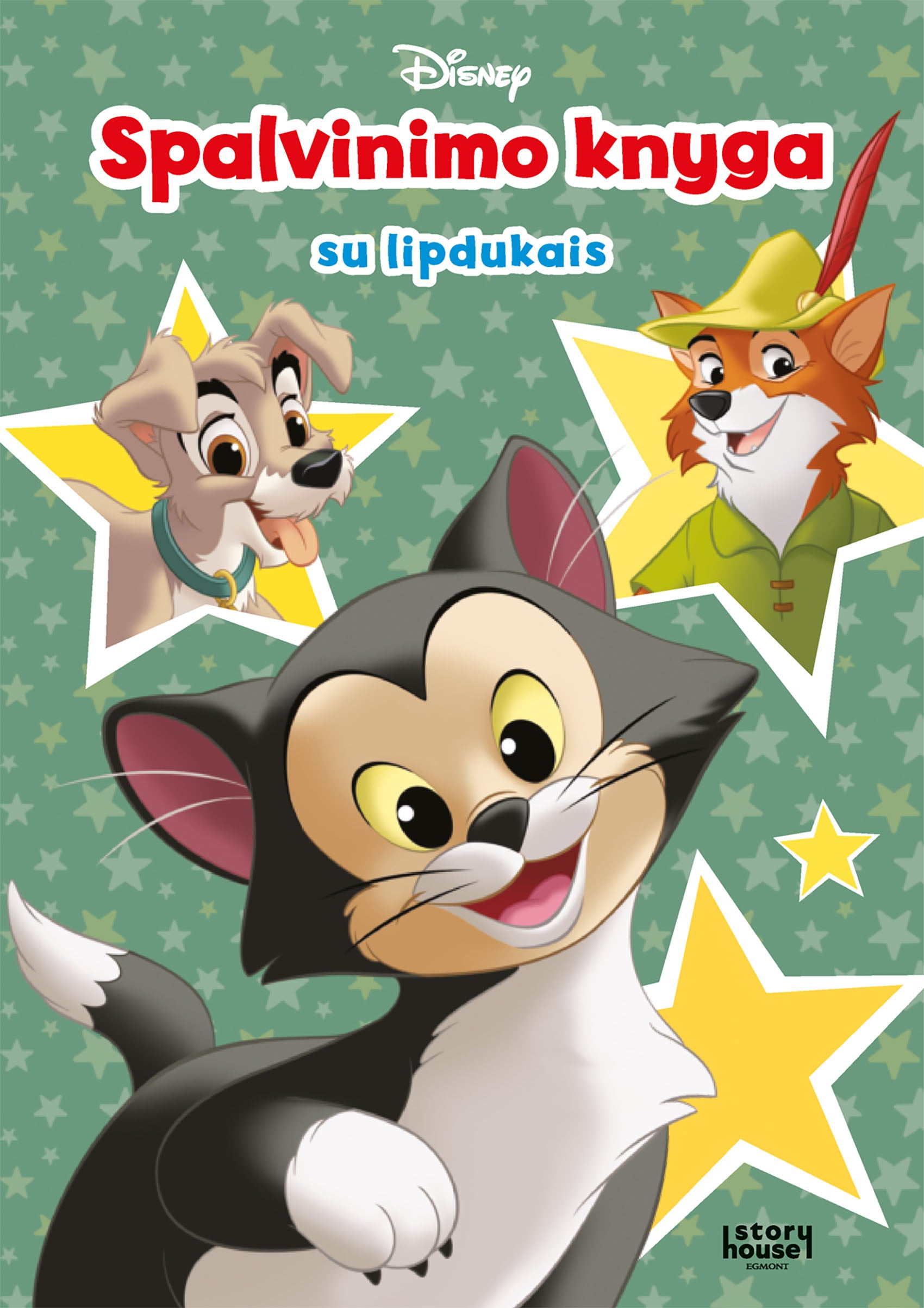 Disney spalvinimas su lipdukais