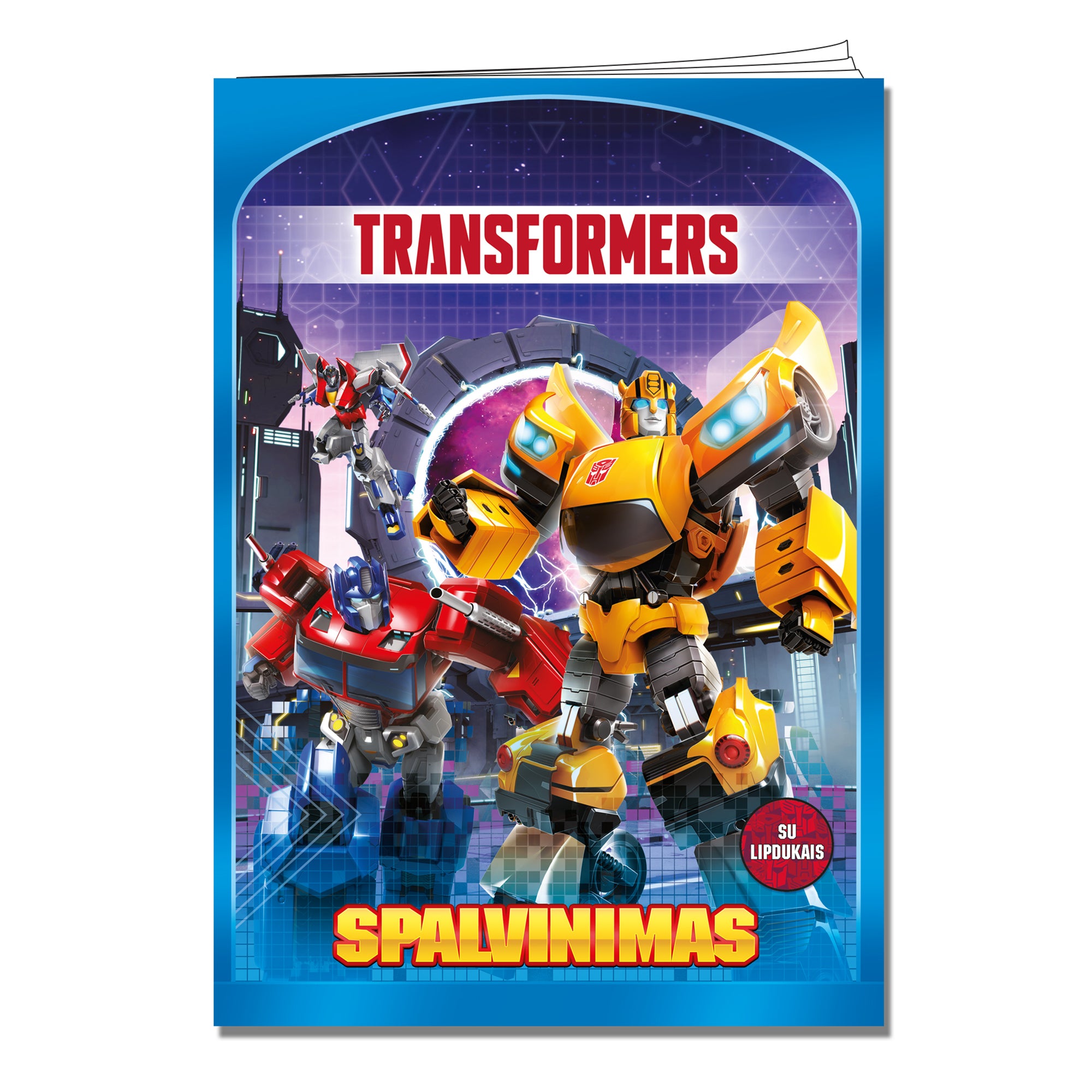 Transformeriai. Spalvinimas su lipdukais