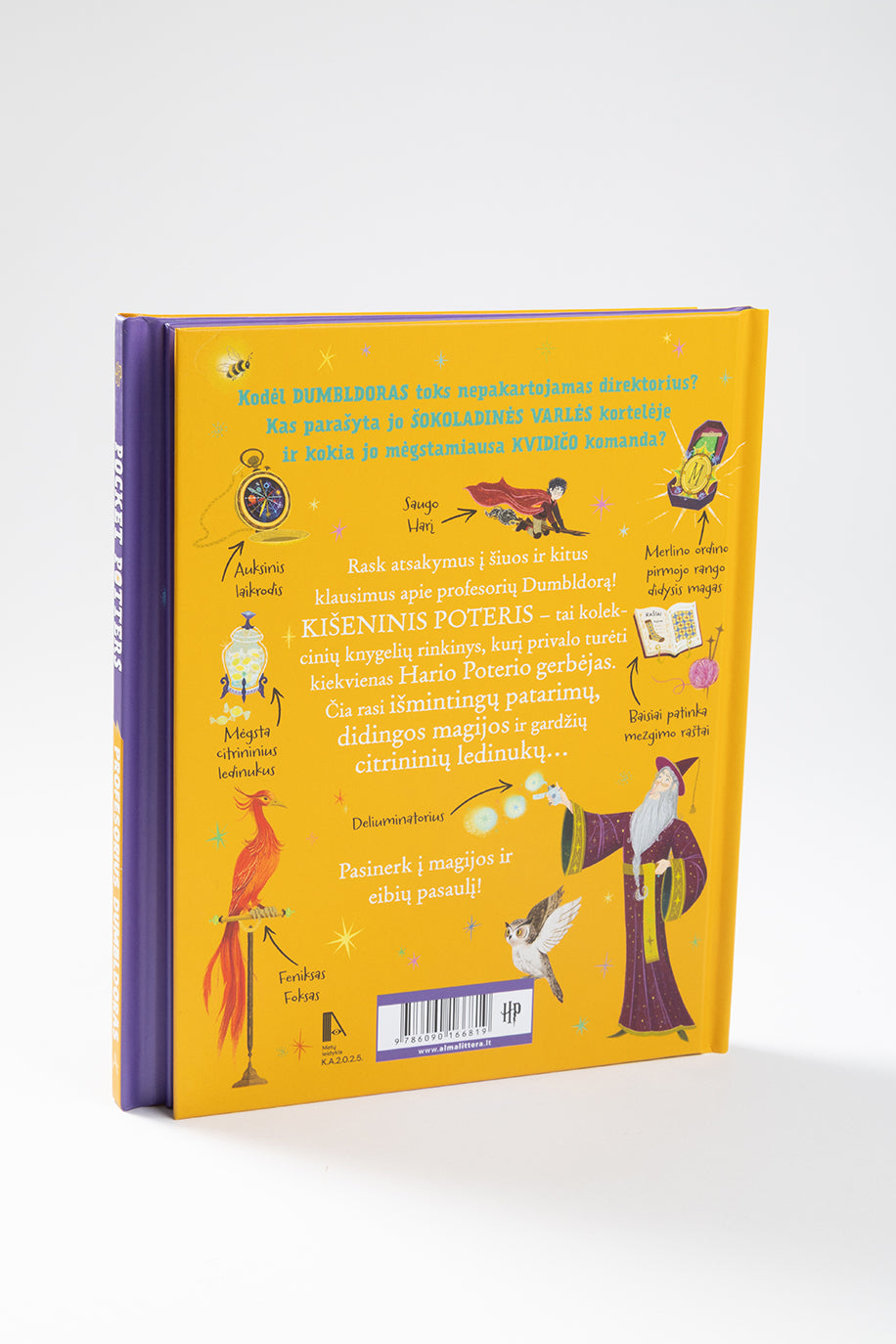 Profesorius Dumbldoras. Pocket Potters. Kišeniniai J. K. Rowling istorijų žinyna