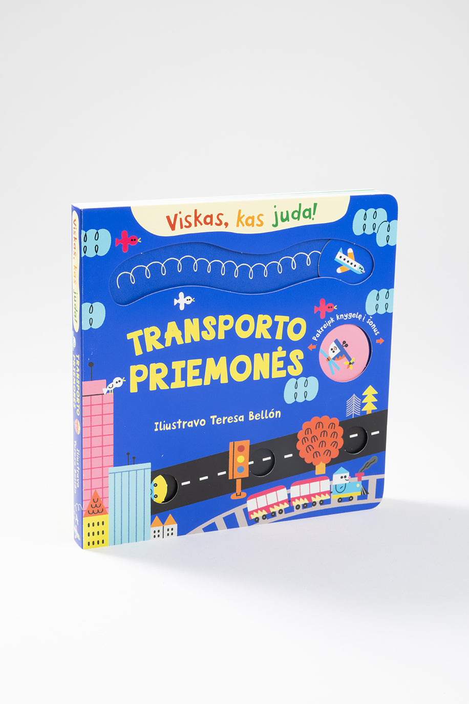 Viskas, kas juda! Transporto priemonės. Interaktyvi knyga