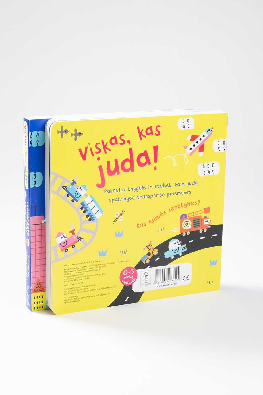 Viskas, kas juda! Transporto priemonės. Interaktyvi knyga