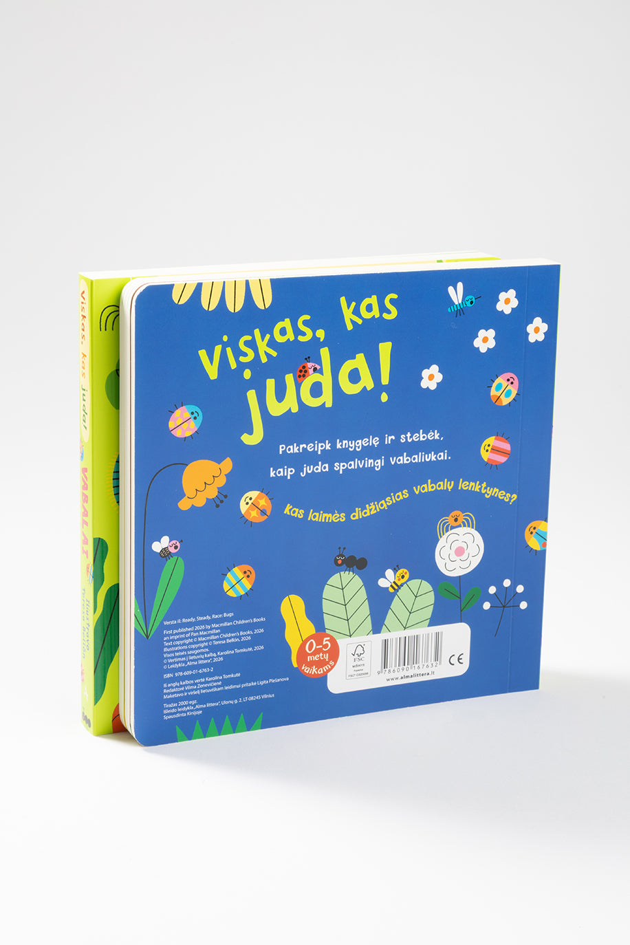Viskas, kas juda! Vabalai. Interaktyvi knyga