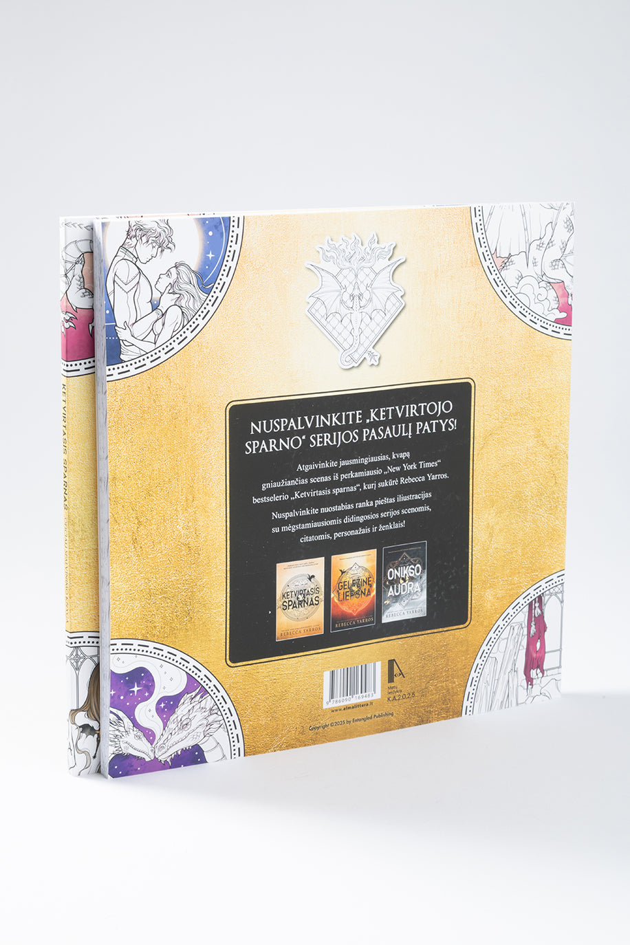 Ketvirtasis sparnas. Spalvinimo knyga