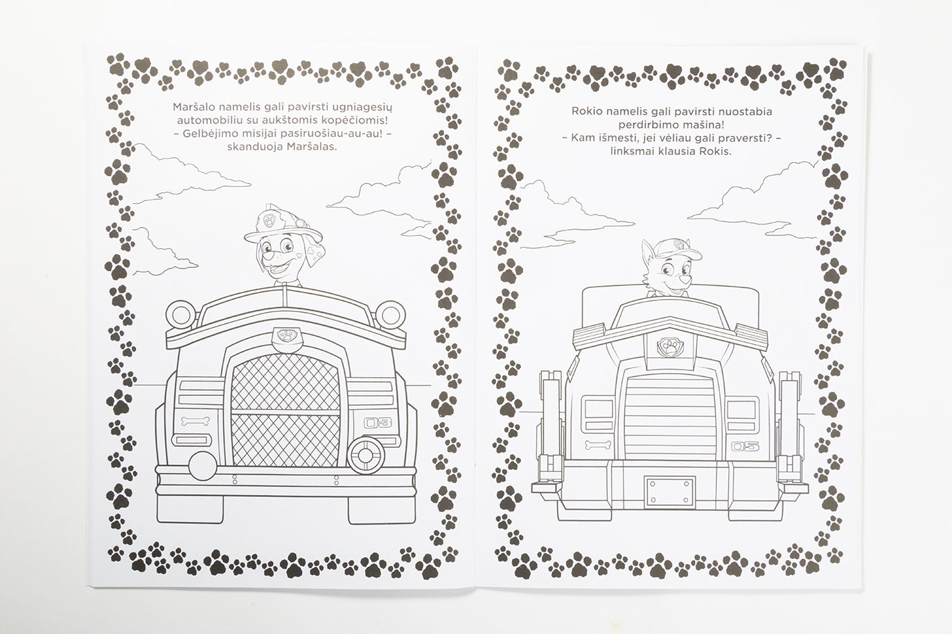 Šunyčiai patruliai. Mes - viena komanda. Spalvinimo knyga