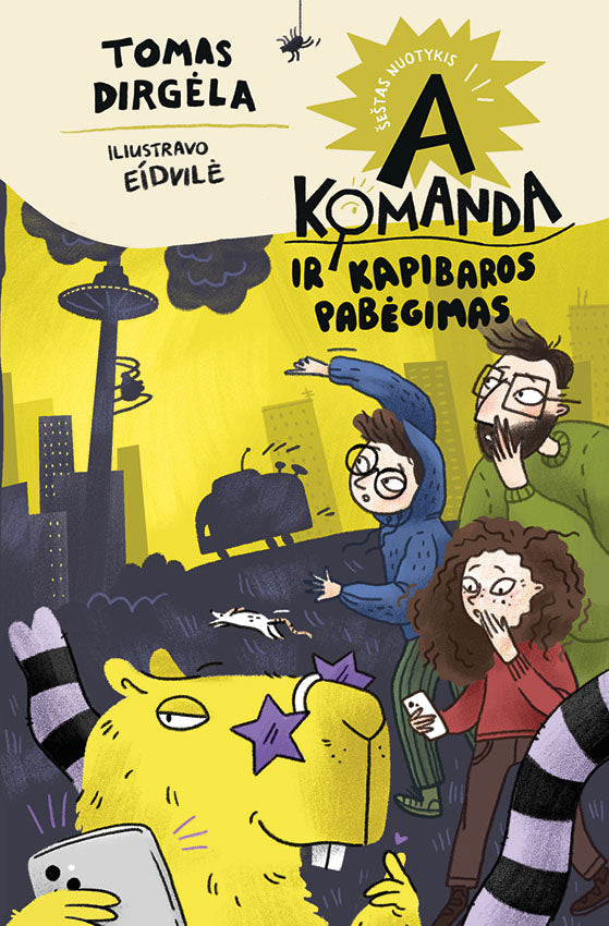 A komanda ir kapibaros pabėgimas. Šeštas nuotykis
