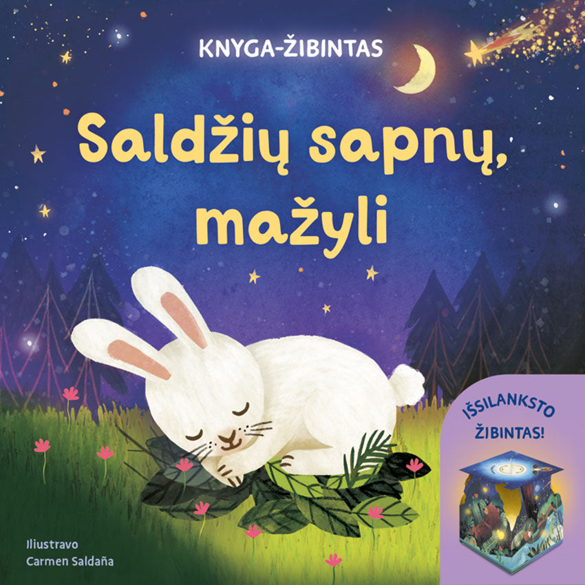 Saldžių sapnų, mažyli. Knyga-žibintas