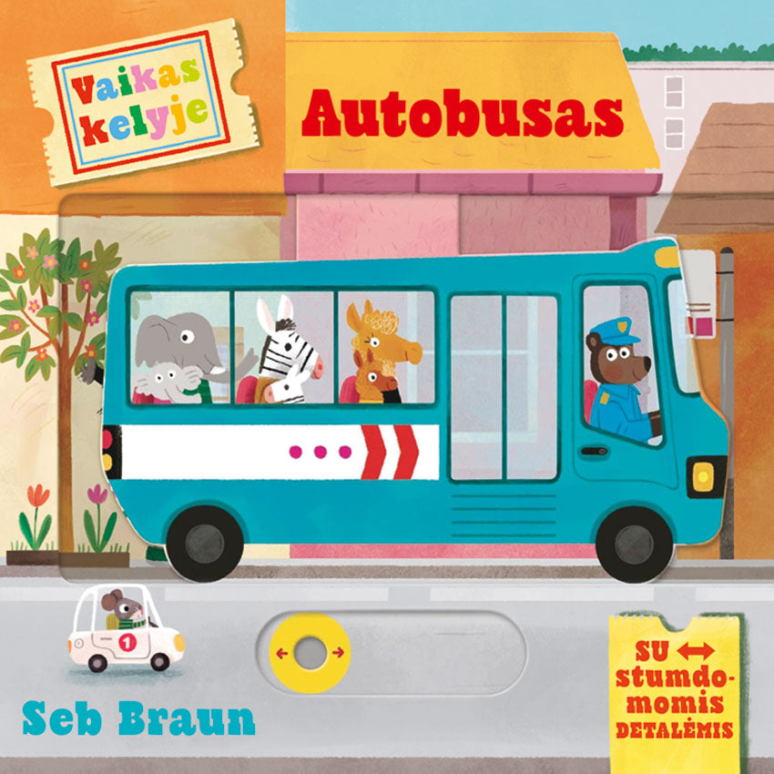 Vaikas kelyje. Autobusas