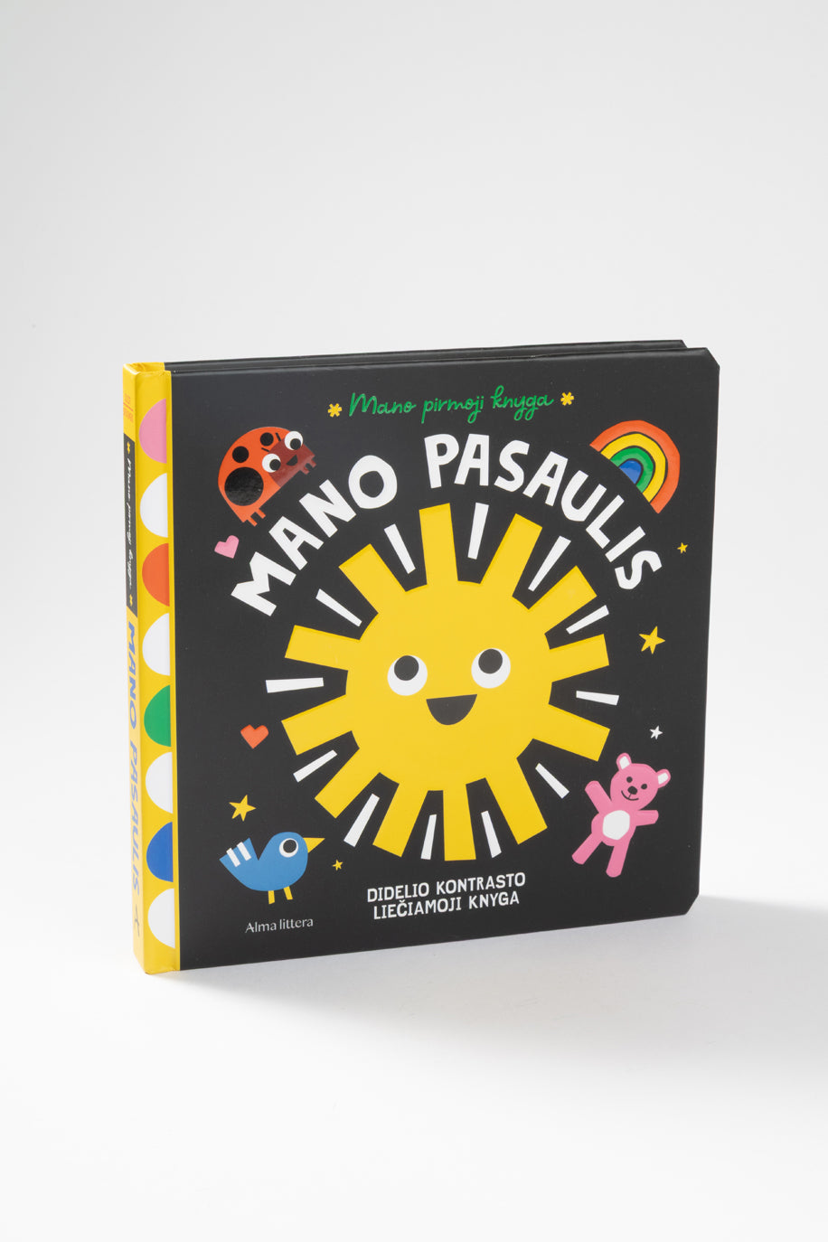 Mano pasaulis. Didelio kontrasto liečiamoji knyga