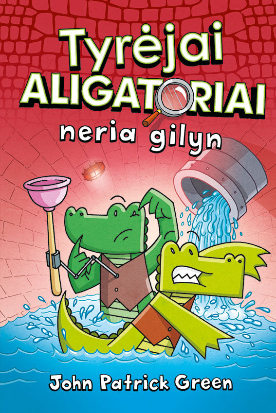 Tyrėjai aligatoriai neria gilyn