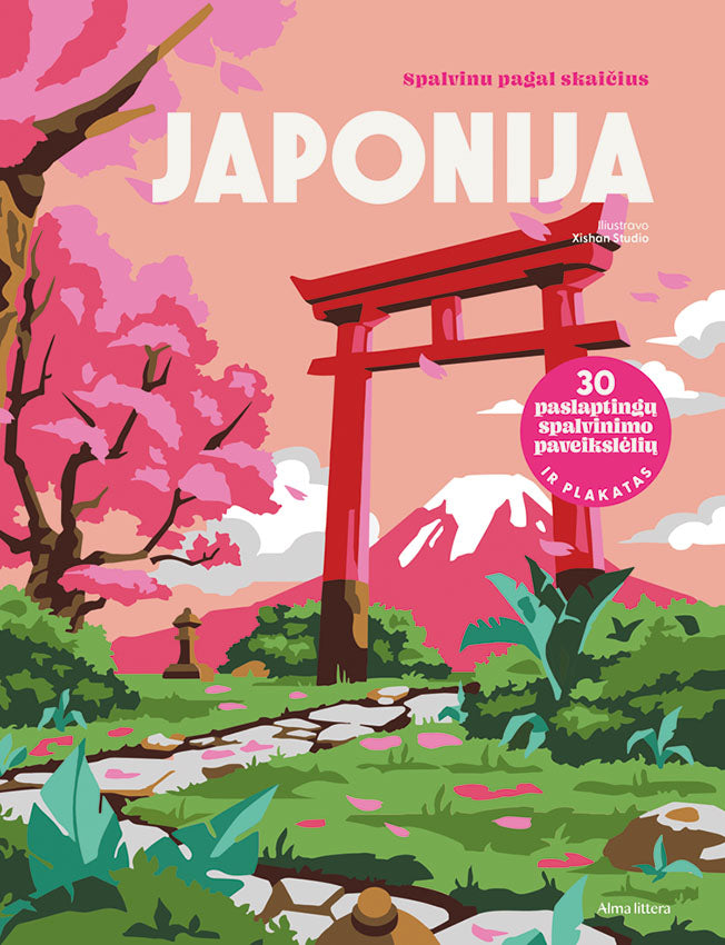 Spalvinimo knyga JAPONIJA