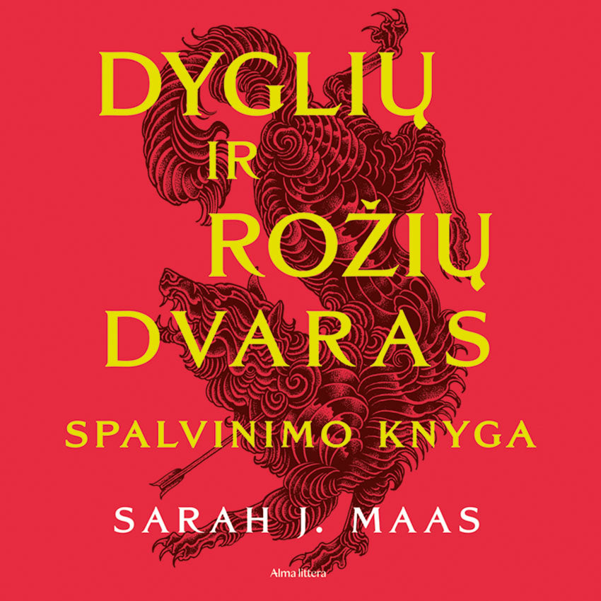 Dyglių ir rožių dvaras. Spalvinimo knyga
