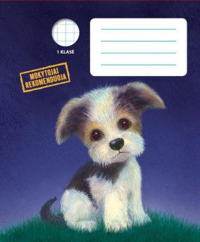 Holly Webb sąsiuvinis TRYS ŠUNIUKAI, 1 kl., langeliais knyga iš Alma Littera