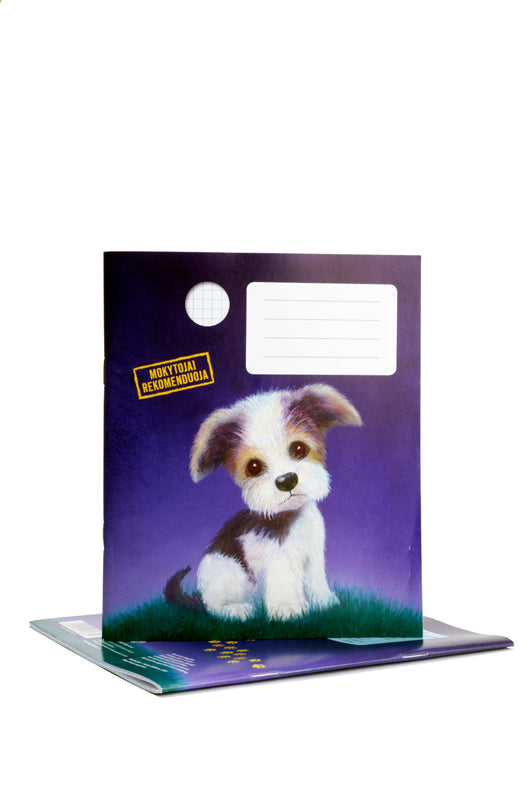 Holly Webb sąsiuvinis TRYS ŠUNIUKAI, 24 l., langeliais knyga iš Alma Littera