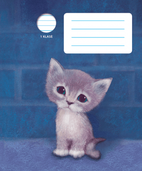 Holly Webb sąsiuvinis PILKUTIS, 1 kl., 12 l., linijomis knyga iš Alma Littera