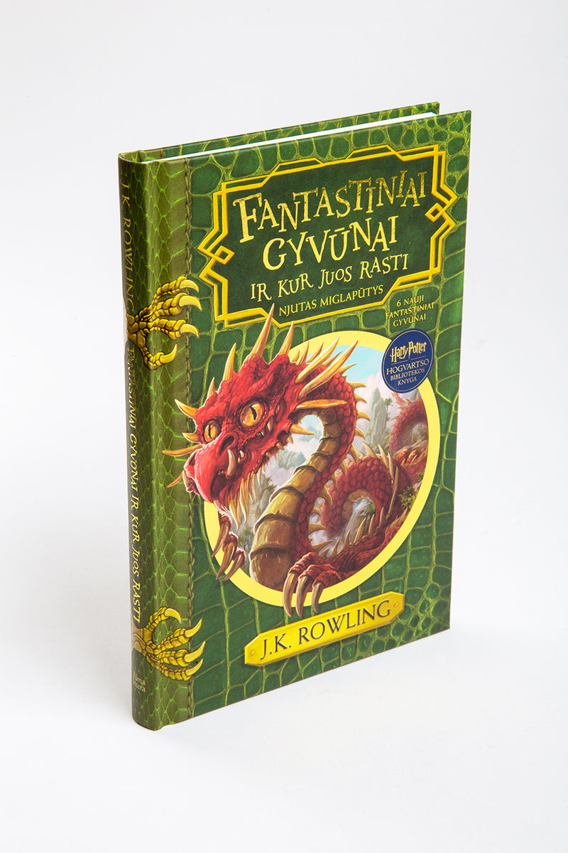 Fantastiniai gyvūnai ir kur juos rasti. Hogvartso bibliotekos knyga